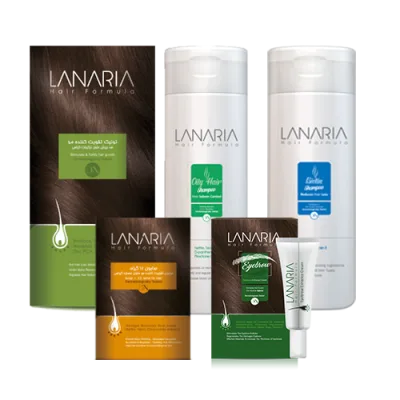 پکیج موهای چرب لاناریا