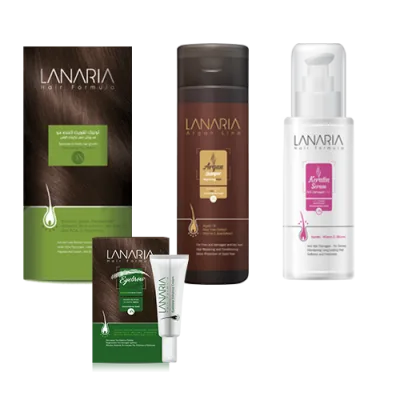پکیج موهای خشک و آسیب دیده لاناریا